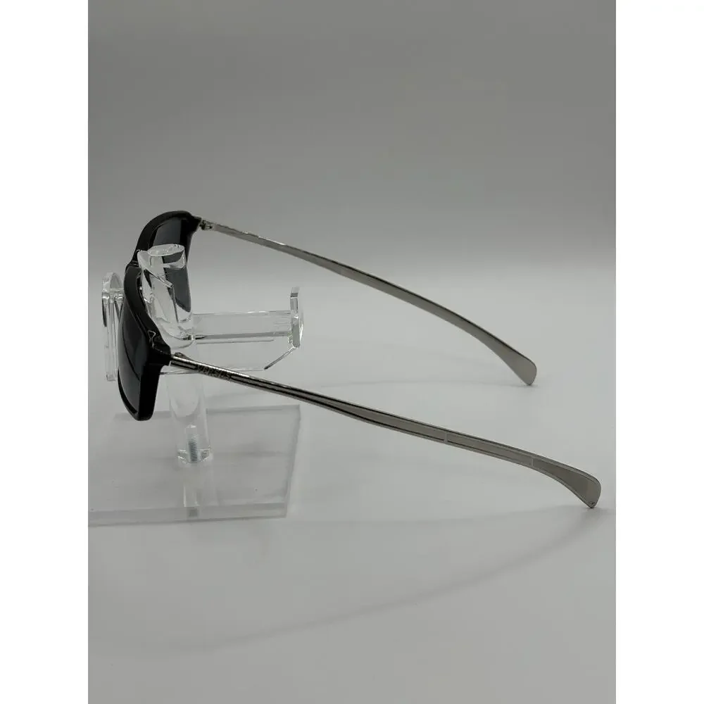 Versus Sunglasses Rectangular Black Gray Lenses Unisex 53mm